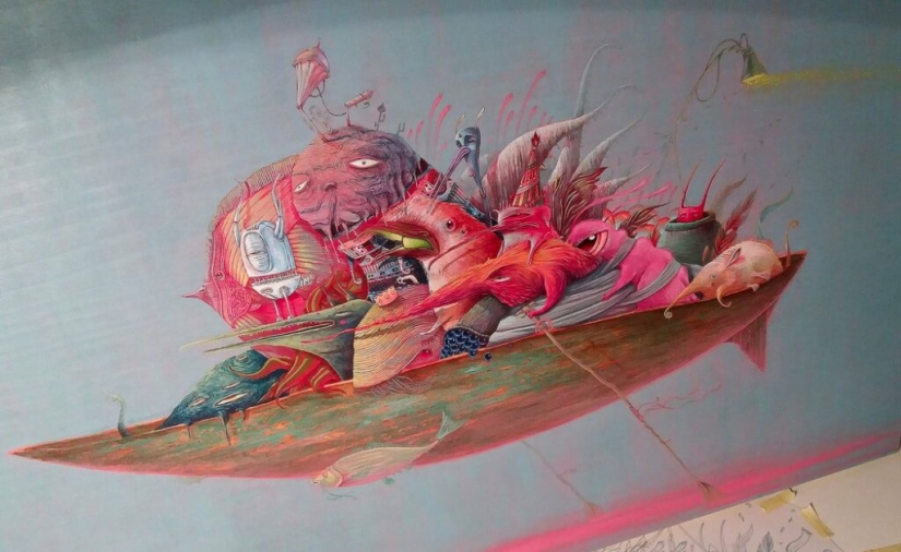 Monstruos lindos del artista Borge Sanchez Monstruos lindos del artista Borge Sanchez