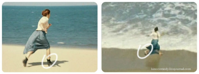 Movie bloopers in the film &quot;White Sun of the Desert&quot;