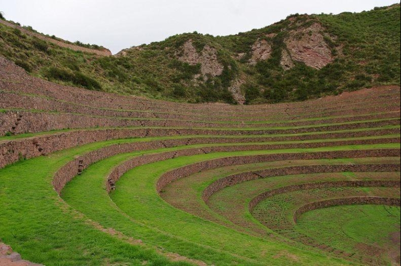 Mística agrícola Inca terrazas de Moray