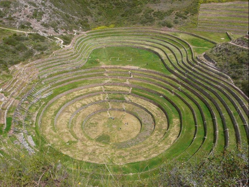 Mística agrícola Inca terrazas de Moray