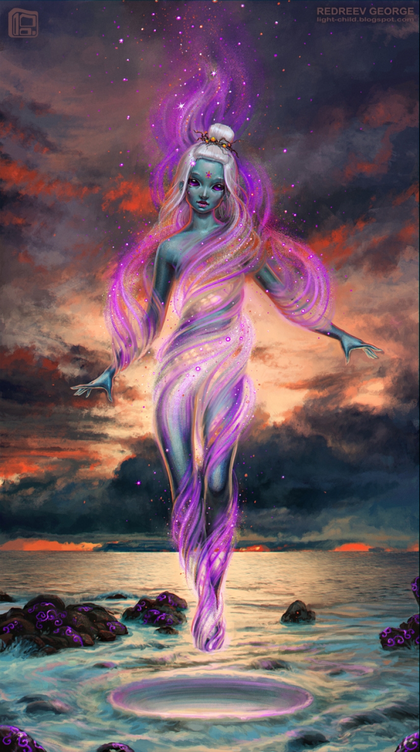 Mundos fantásticos brillantes del artista de Chelyabinsk Georgy Redreev Mundos fantásticos brillantes del artista de Chelyabinsk Georgy Redreev