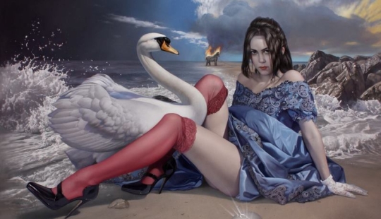 Mysterious beauties in the paintings of the master of fantastic realism Michael Maschka Mysterious beauties in the paintings of the master of fantastic realism Michael Maschka