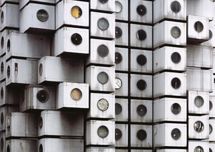 Nakagin Capsule Tower, o 9 metros cuadrados