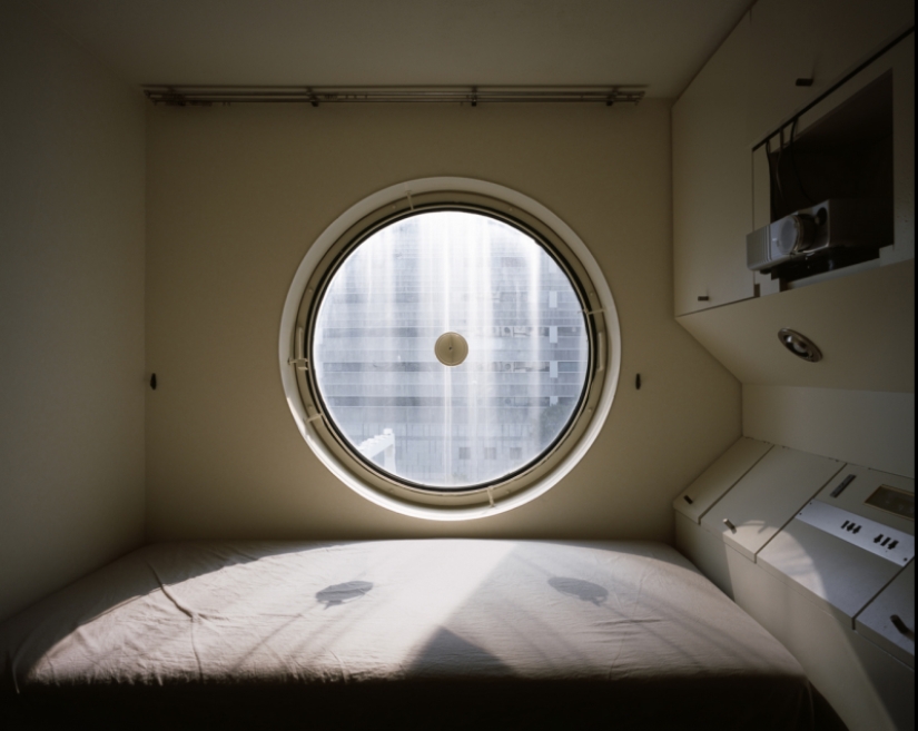 Nakagin Capsule Tower, o 9 metros cuadrados