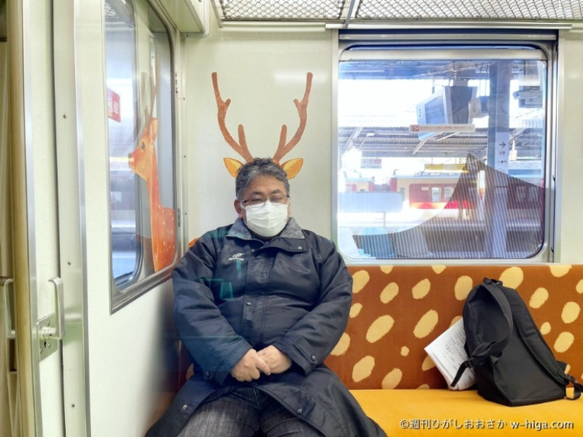 Narashika - Japan's Incredibly Cute Reindeer Train Narashika - Japan's Incredibly Cute Reindeer Train