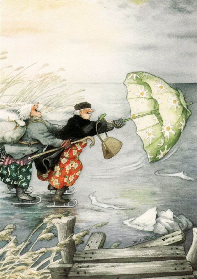 Naughty old ladies: una serie de postales con amigos alegres Naughty old ladies: una serie de postales con amigos alegres