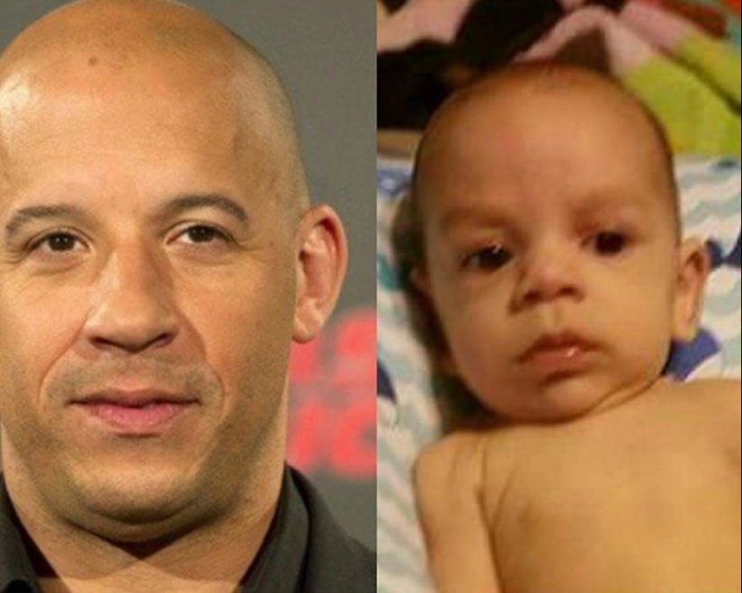 Niños que de repente parecen personas famosas