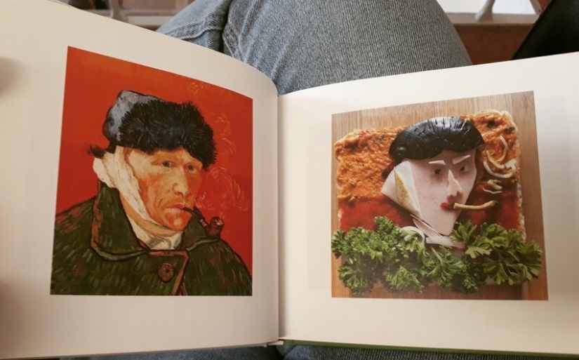 ¡No un sándwich, sino una obra maestra! Twitter recreó fotos famosas de comida