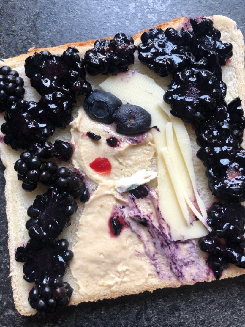 ¡No un sándwich, sino una obra maestra! Twitter recreó fotos famosas de comida