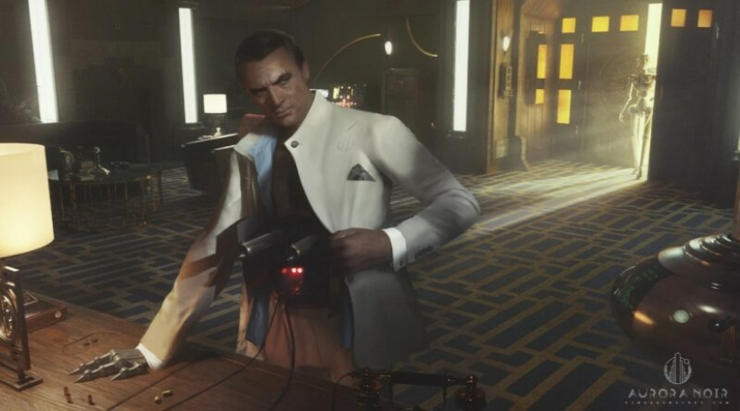 Noir cyberpunk in the paintings of Tim Razumovsky