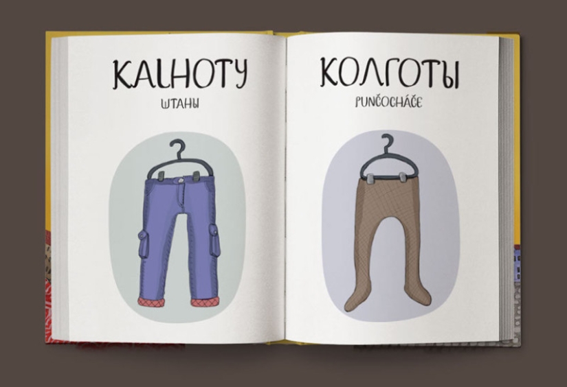 Not “crap”, but “game room”: a fun Czech-Russian picture dictionary