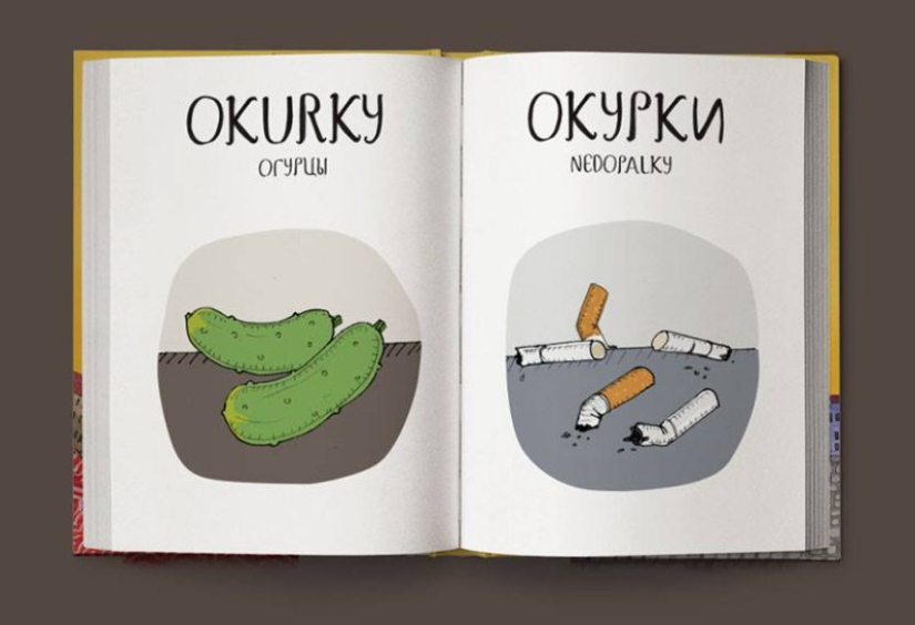 Not “crap”, but “game room”: a fun Czech-Russian picture dictionary