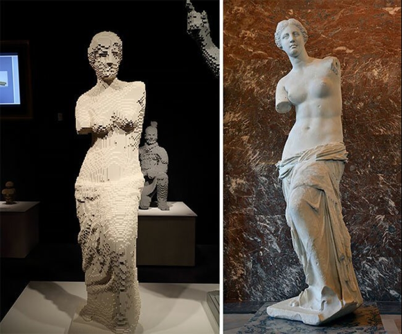 Obras maestras de arte, sobrannye de LEGO Obras maestras de arte, sobrannye de LEGO