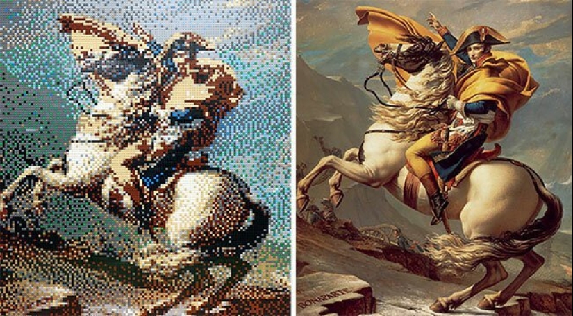 Obras maestras de arte, sobrannye de LEGO Obras maestras de arte, sobrannye de LEGO