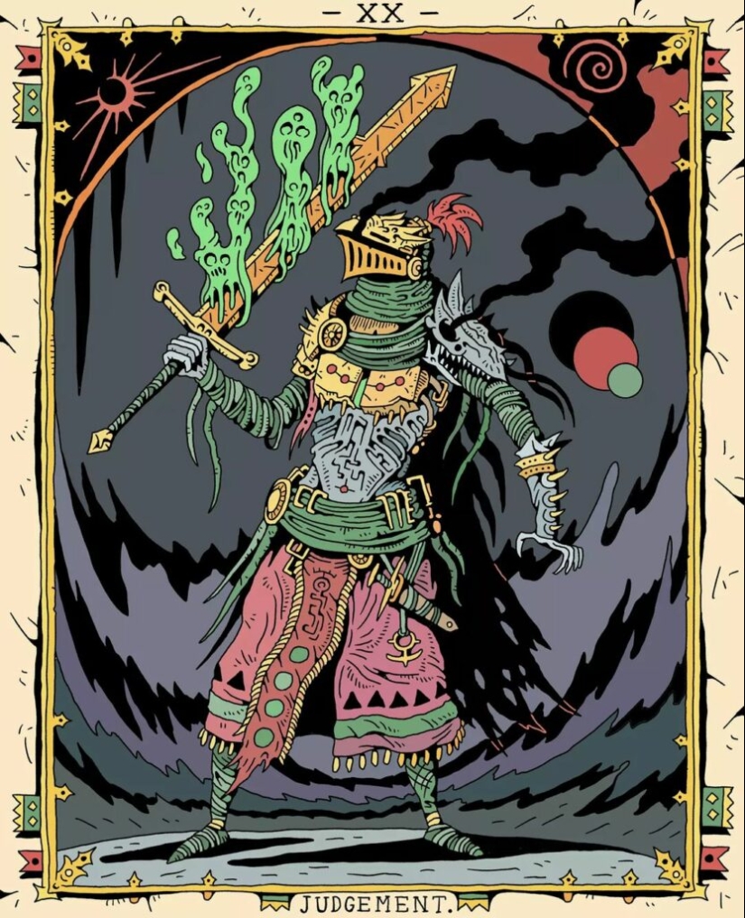 Occult knights, shamans and mysticism in the paintings of the artist Doodleskelly Occult knights, shamans and mysticism in the paintings of the artist Doodleskelly