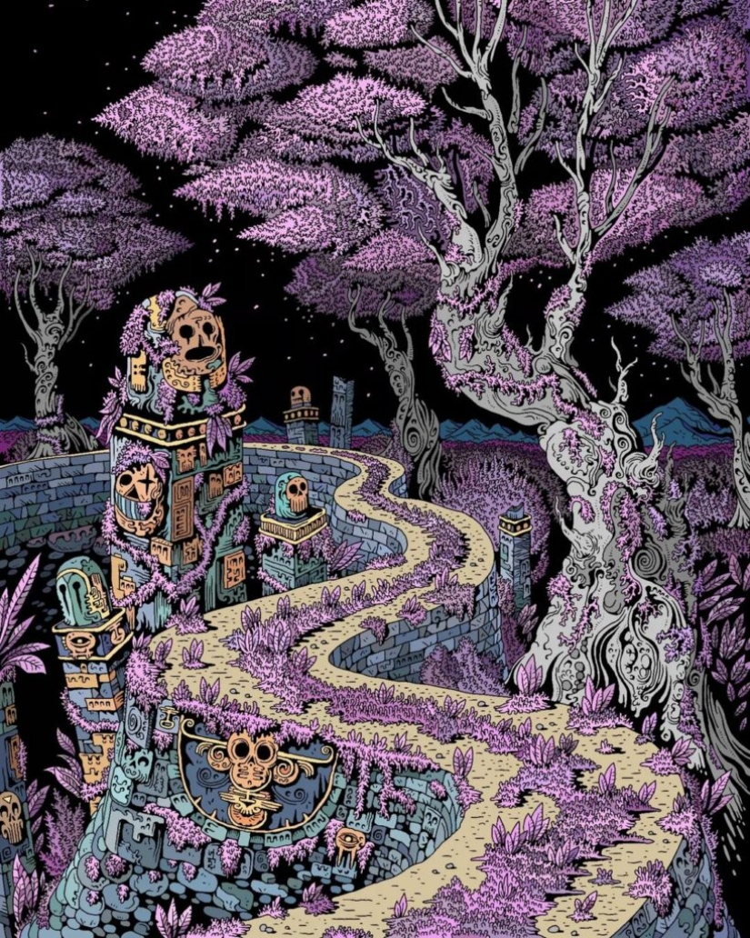 Occult knights, shamans and mysticism in the paintings of the artist Doodleskelly Occult knights, shamans and mysticism in the paintings of the artist Doodleskelly