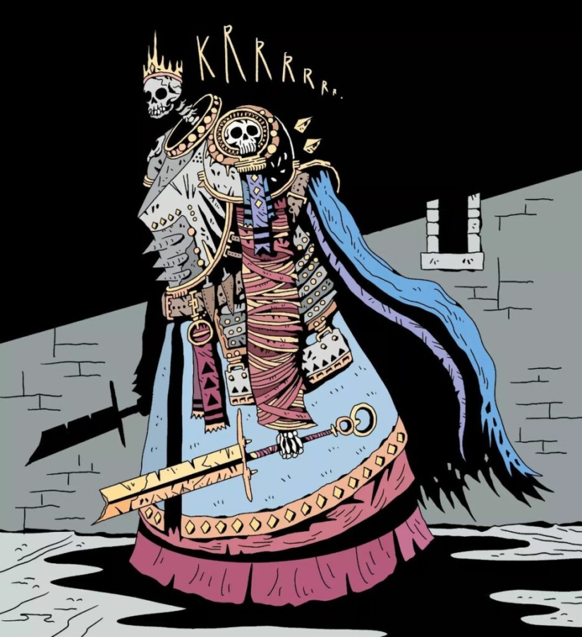 Occult knights, shamans and mysticism in the paintings of the artist Doodleskelly Occult knights, shamans and mysticism in the paintings of the artist Doodleskelly