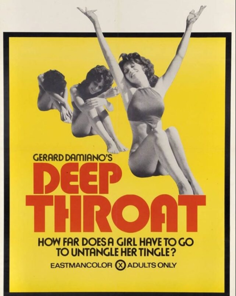 Old posters of porn films, similar to ads for adventure films and melodramas Old posters of porn films, similar to ads for adventure films and melodramas