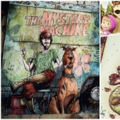 On the dark side: Marcelo Ventura and his drawings of the characters of pop culture in a dark comic style