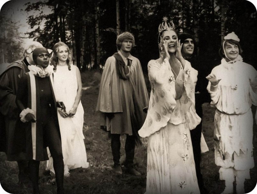 On the sets of popular Soviet films On the sets of popular Soviet films