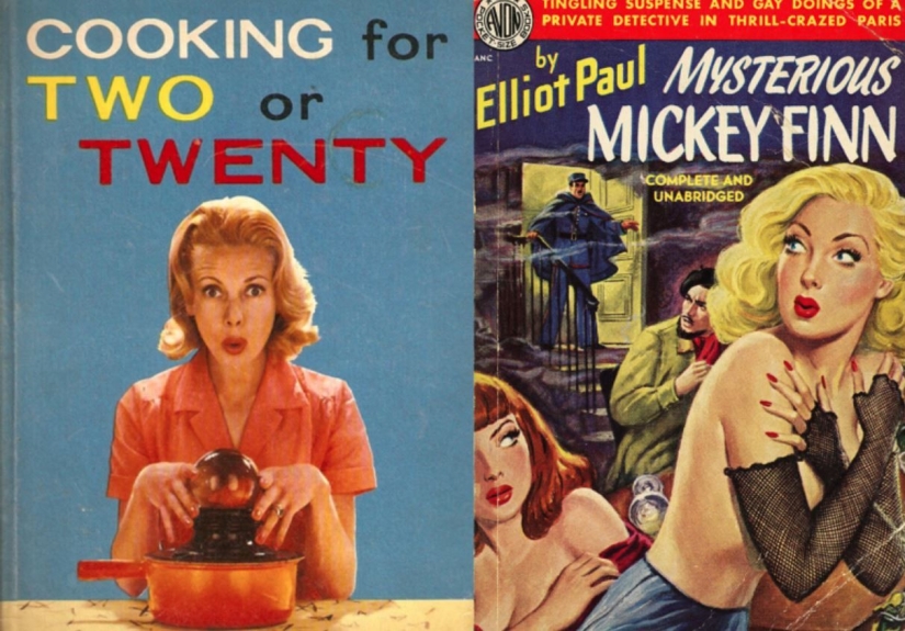 "Oooo Cara" extraña expresión facial con fotos de 1950-erótico