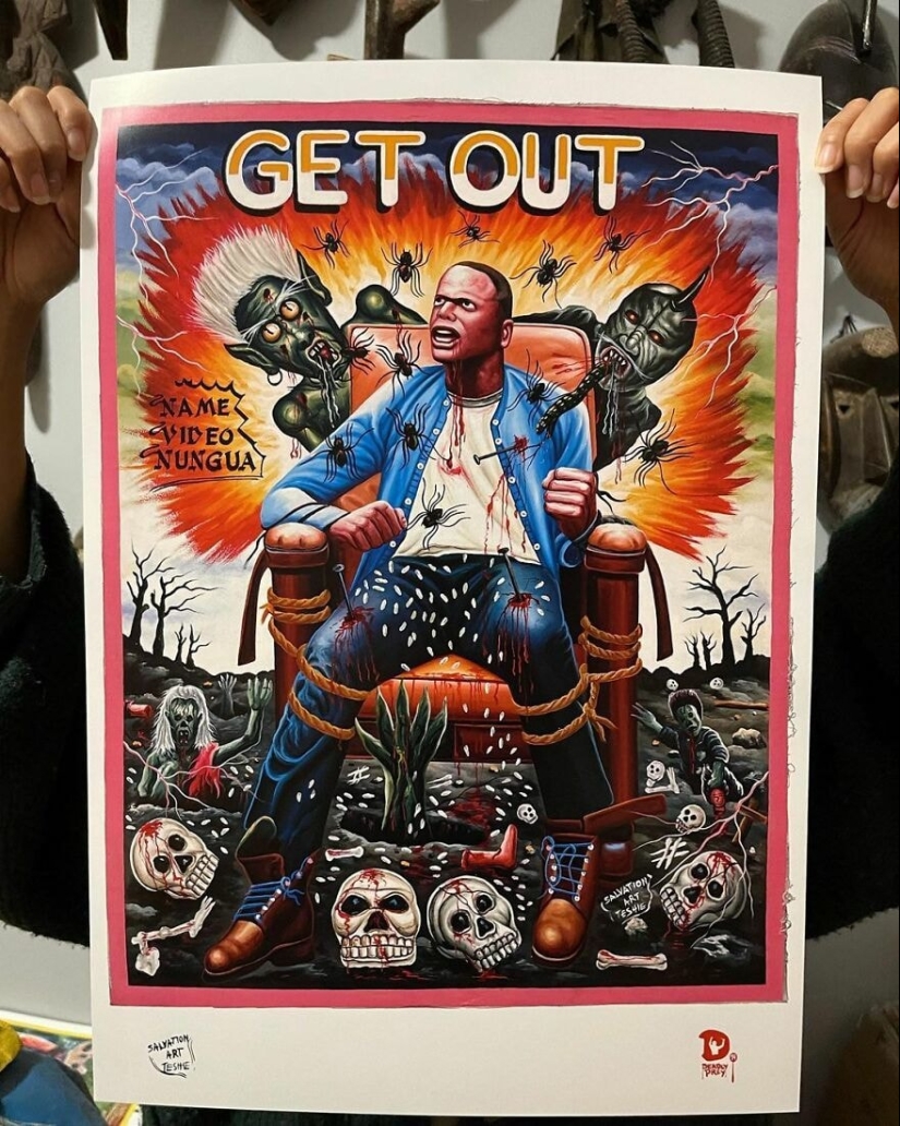 Otra porción de carteles de películas africanas que te harán reír y asustar