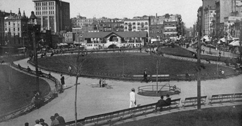 Pages of life of ordinary and poor Americans in New York of the XIX century