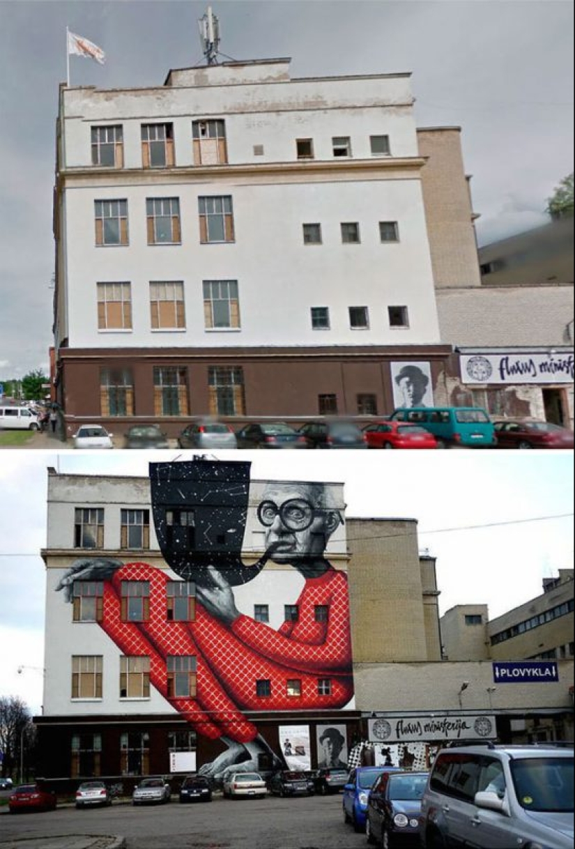 Paint the world in bright colors: the miraculous transformation of the gray buildings into works of art through graffiti