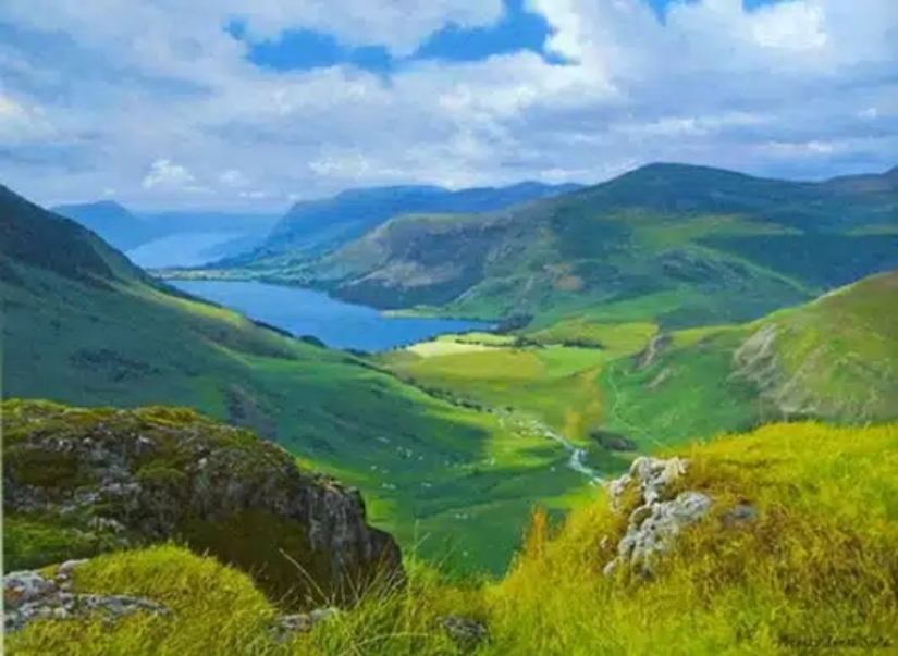 Paisajes increíbles del hiperrealista británico Michael Smith