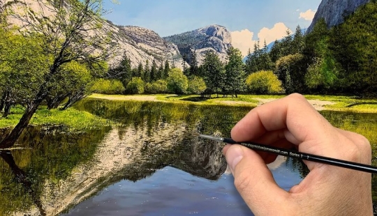 Paisajes increíbles del hiperrealista británico Michael Smith