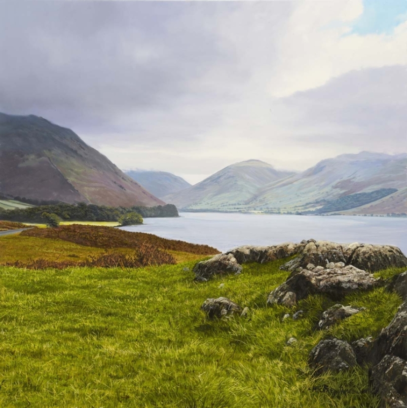 Paisajes increíbles del hiperrealista británico Michael Smith