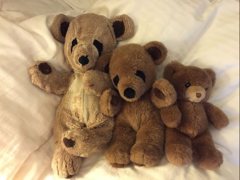 Pasado vs presente: juguetes idénticos con una diferencia de edad de más de 25 años