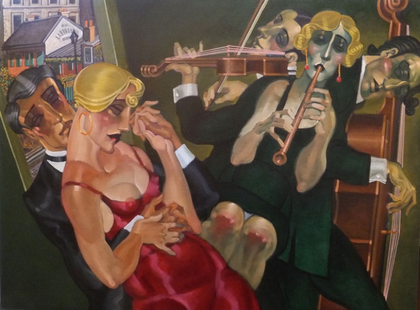 Pasión Art Déco en las pinturas de Juárez Machado Pasión Art Déco en las pinturas de Juárez Machado