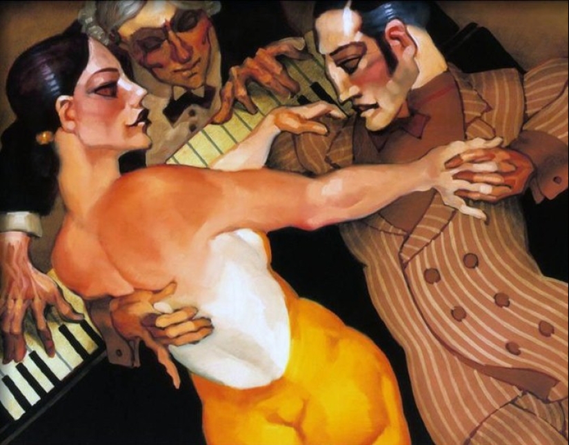 Pasión Art Déco en las pinturas de Juárez Machado Pasión Art Déco en las pinturas de Juárez Machado