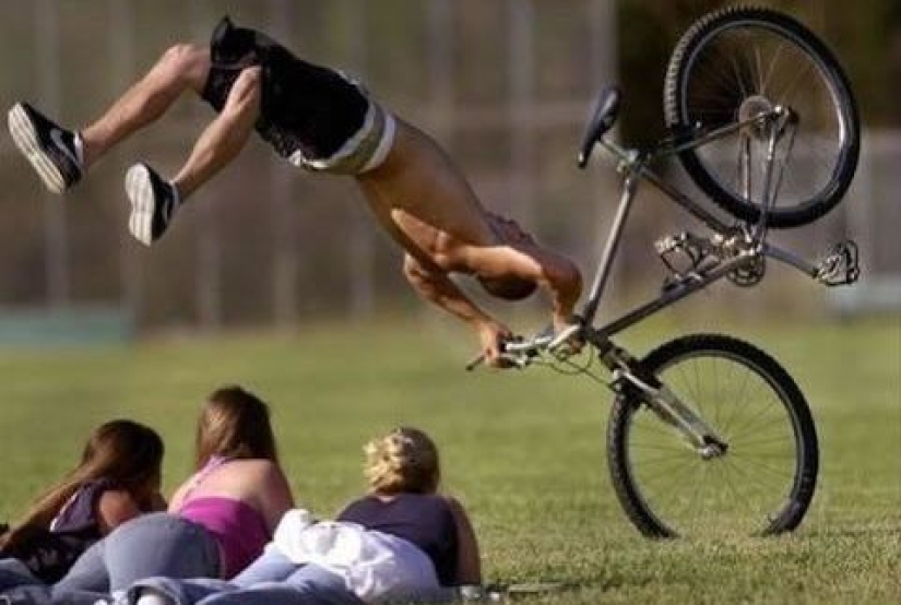 Photos are randomly made for a moment before...