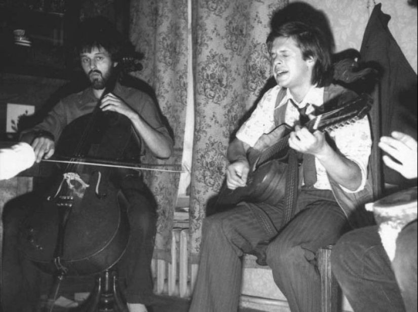 Photos from the personal archives of Russian rock stars