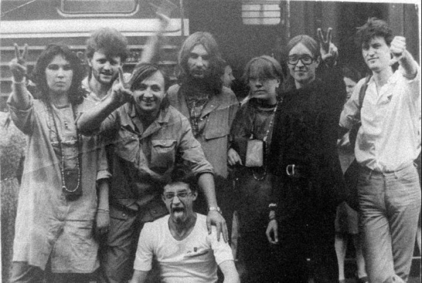 Photos from the personal archives of Russian rock stars