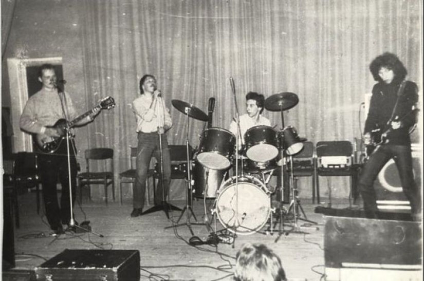 Photos from the personal archives of Russian rock stars