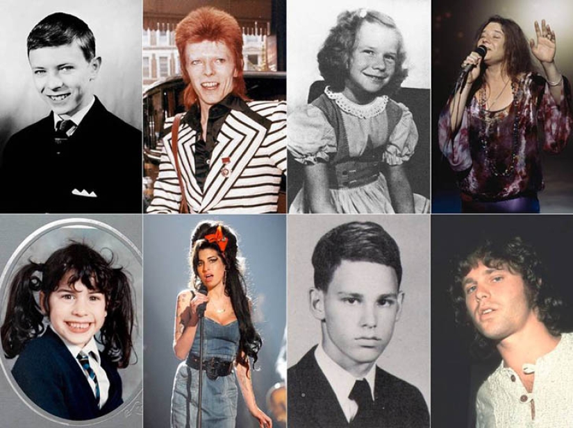 Photos of world rock stars in their youth that you are unlikely to have seen