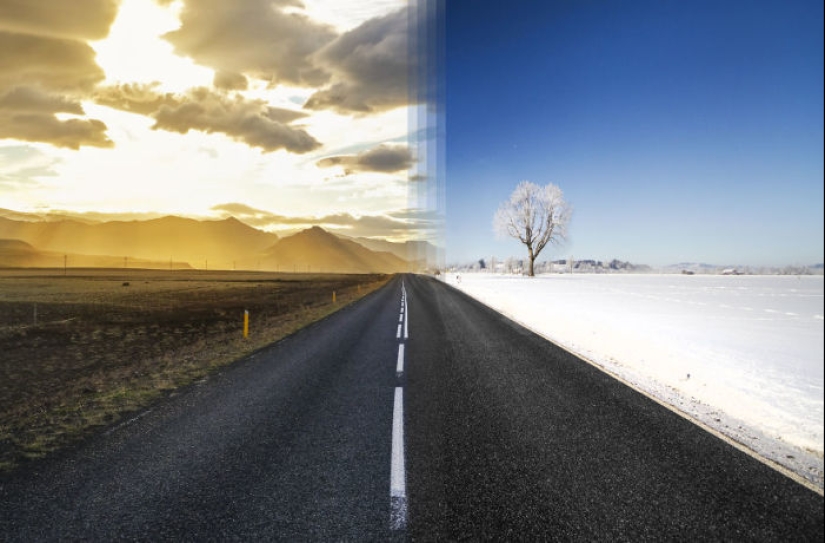 Photos-twins, made in different parts of the world Photos-twins, made in different parts of the world