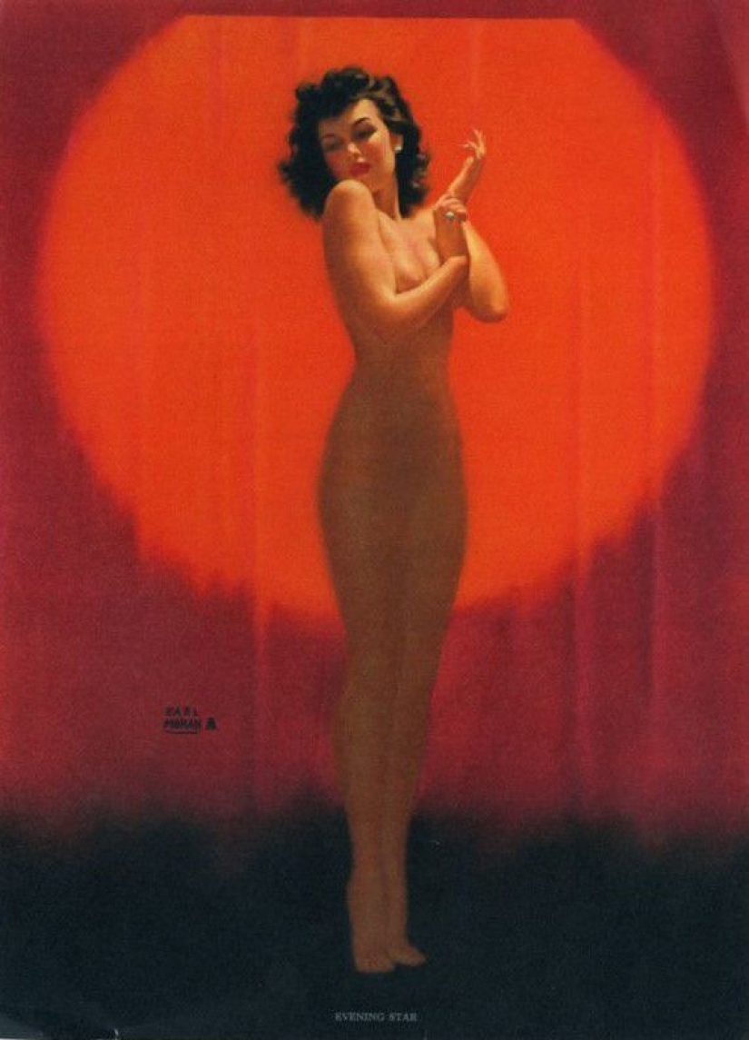 Pin-up de Earl Moran, el artista para el que trabajó como modelo Marilyn Monroe Pin-up de Earl Moran, el artista para el que trabajó como modelo Marilyn Monroe