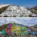 Pintar el mundo de colores brillantes: la transformación milagrosa de la gris de los edificios en obras de arte a través del graffiti