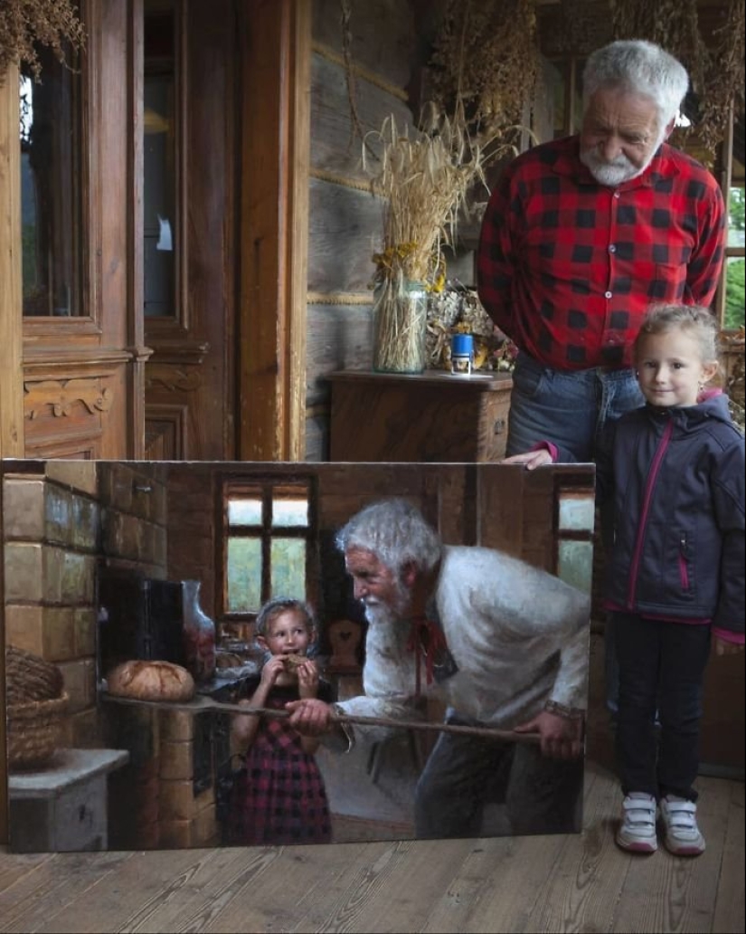 Polish artist Damian Likhosherst and his incredibly accurate portraits of