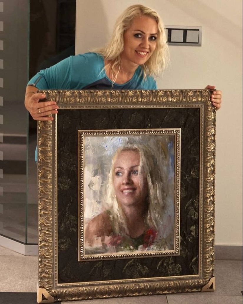 Polish artist Damian Likhosherst and his incredibly accurate portraits of