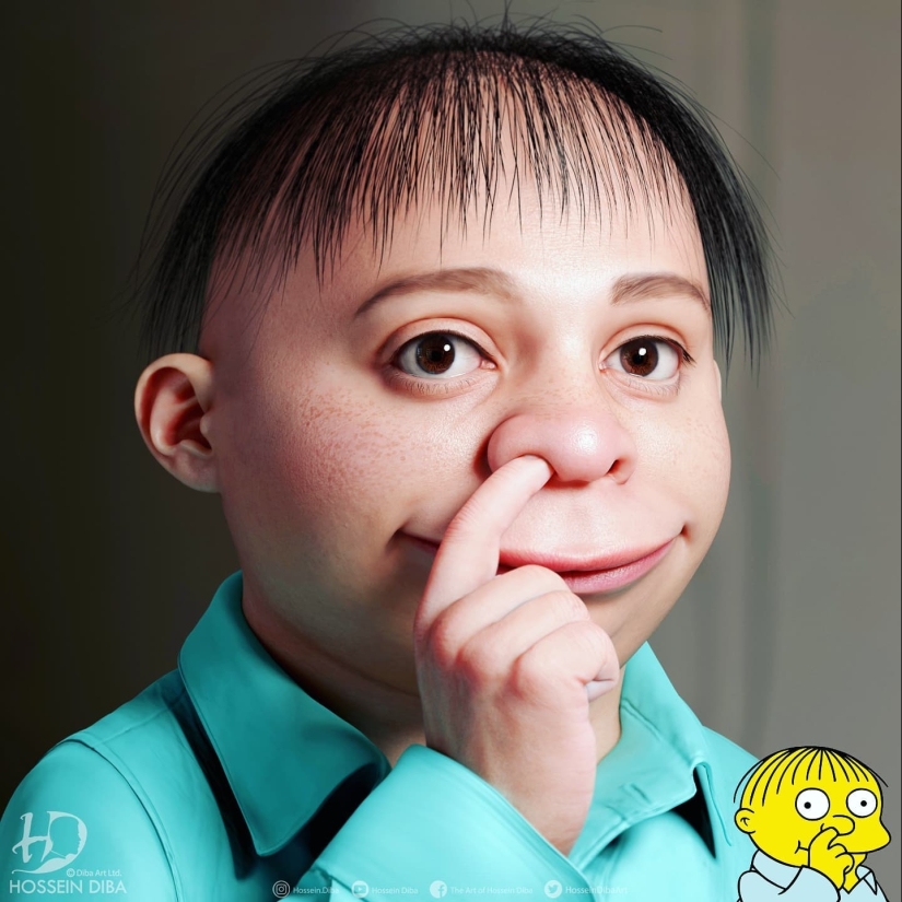 Pop culture characters in a super-realistic style by Hossein Dib Pop culture characters in a super-realistic style by Hossein Dib