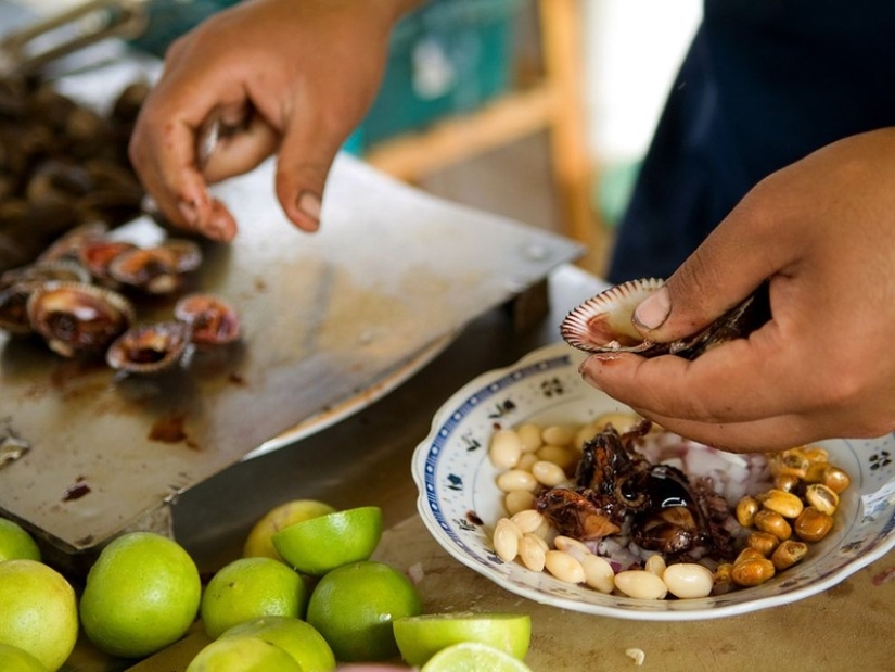 Popular street food in different countries