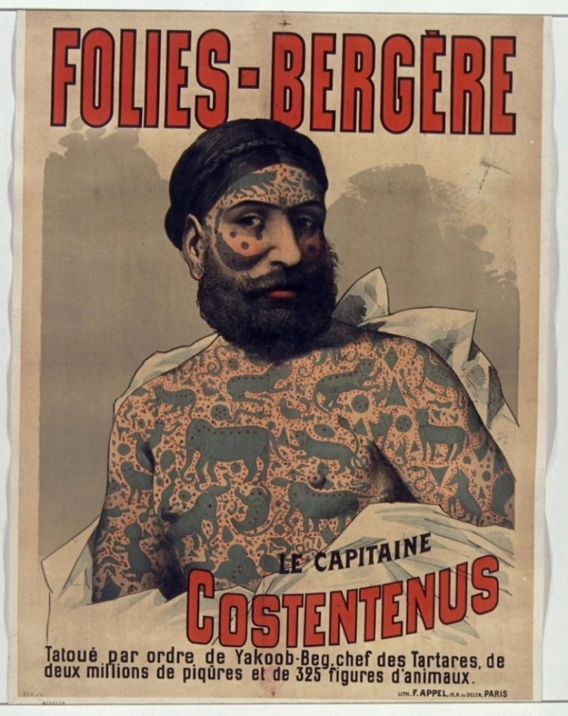 Príncipe Costentenus: Cómo un impostor talentoso se enriqueció gracias a sus tatuajes Príncipe Costentenus: Cómo un impostor talentoso se enriqueció gracias a sus tatuajes