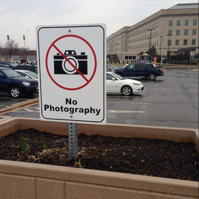 Prohibido fotos: fotos de los lugares famosos donde no se puede disparar Prohibido fotos: fotos de los lugares famosos donde no se puede disparar