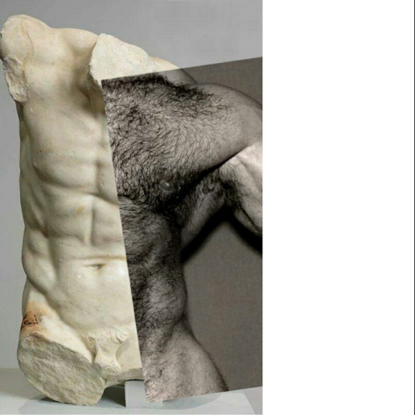 Provocative collages by Spanish artist Naro Pinosa