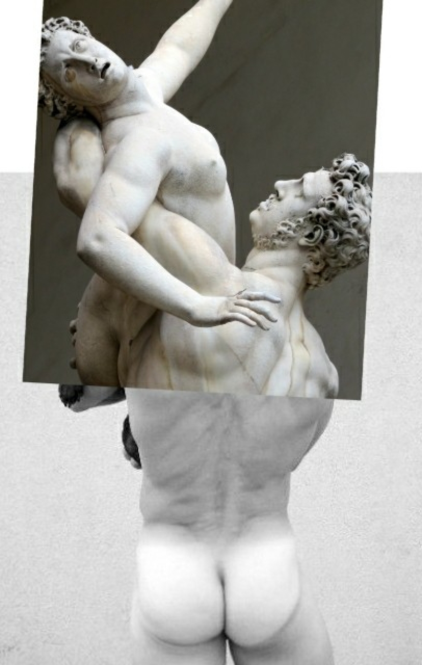 Provocative collages by Spanish artist Naro Pinosa